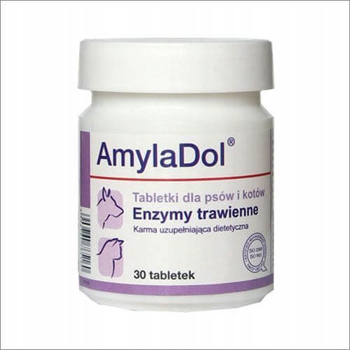 AmylaDol enzymy trawienne dla psow i kotow  tabl