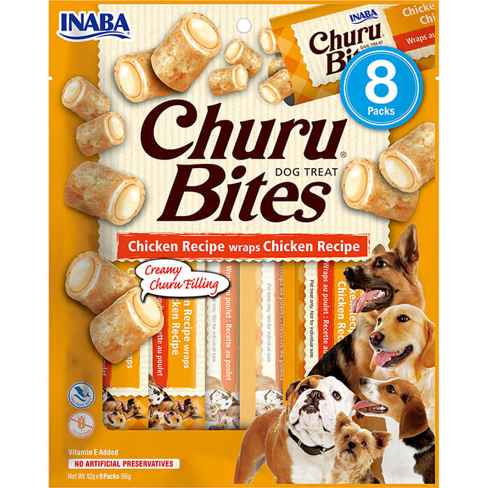 Inaba Dog Churu Bites Chicken Wraps Recipe   g