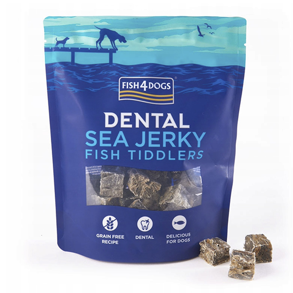 Fish4Dogs Dental Sea Jerky Fish Tiddlers przysmaki dentystyczne dla psa