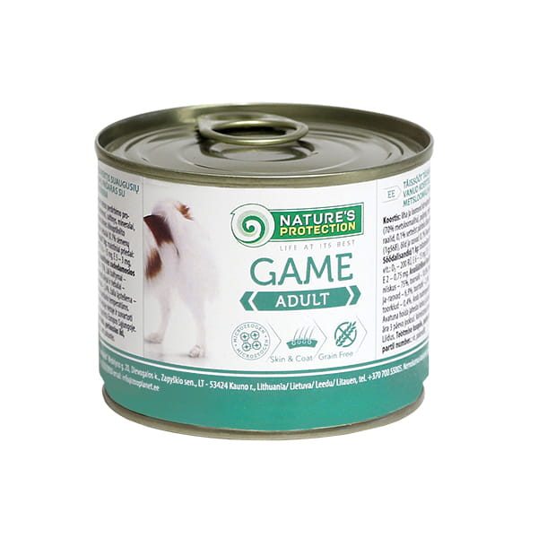 Natures Protection game dog 200g